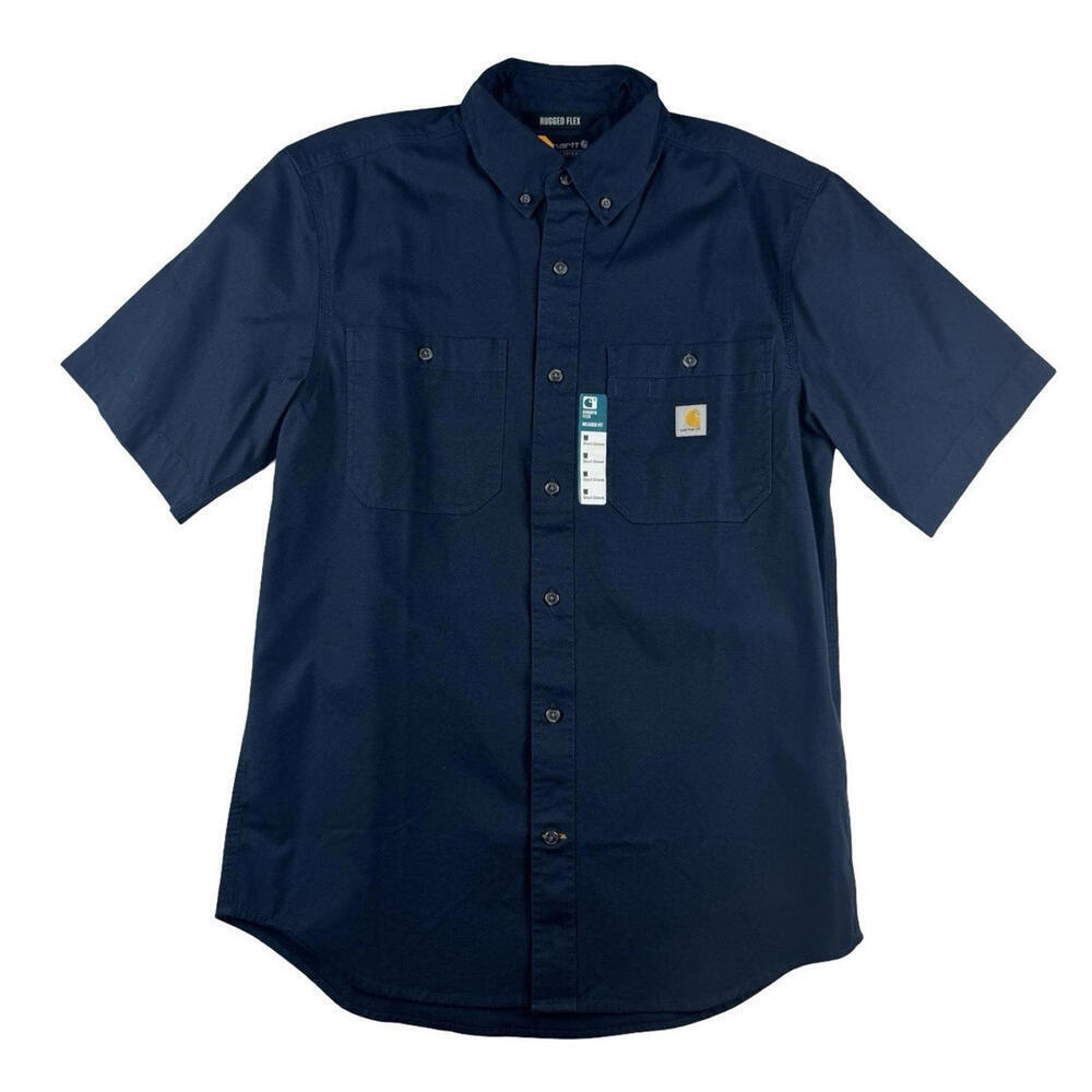 Carhartt Rugged Flex Relaxed Fit Midweight Cotton Blue Size M